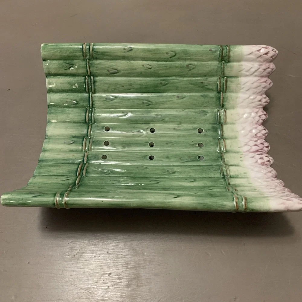 Vintage The Haldon‎ Group 1987 Curved Asparagus Dish Japan